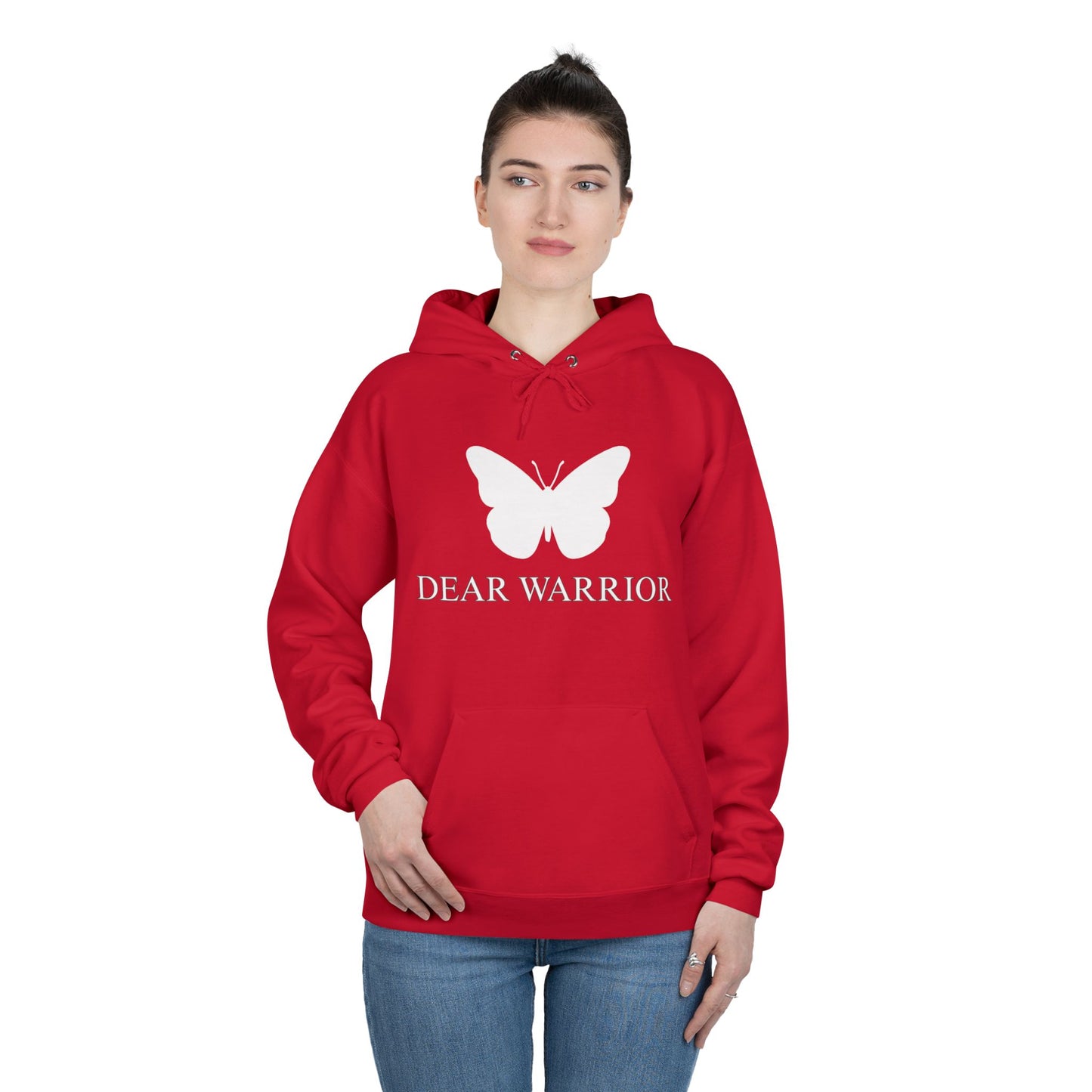 Inspirational Butterfly Hoodie, Unisex Eco-Friendly Pullover with Positive Quotes, Perfect for Gift Giving, Everyday Wear, Comfort and Style