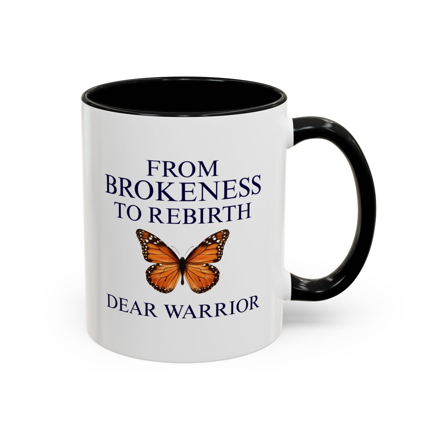 Inspirational Coffee Mug, Motivational Mug, Butterfly Theme, Self-Care Gift, Empowerment Merchandise