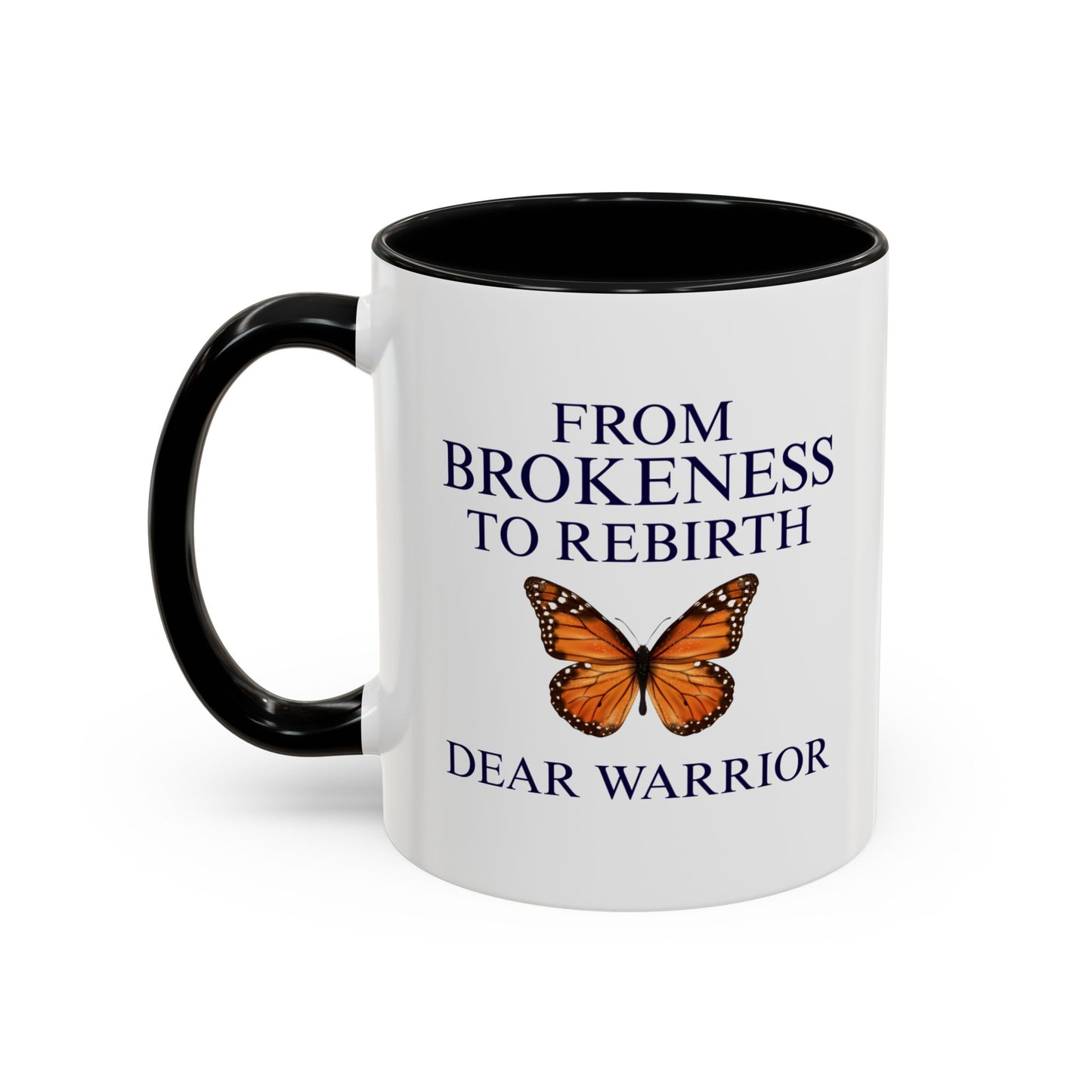 Inspirational Coffee Mug, Motivational Mug, Butterfly Theme, Self-Care Gift, Empowerment Merchandise