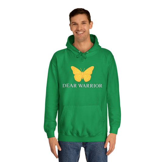 Empowerment Hoodie for Warriors, Unisex Inspirational Sweatshirt, College Spirit Wear, Motivational Gift, Customizable Apparel