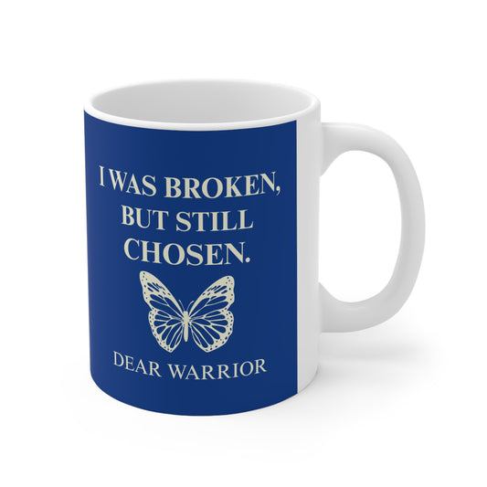 Inspirational Warrior Coffee Mug, 11oz & 15oz - Perfect Gift for Strength & Resilience, Empowerment, Motivational, Healing