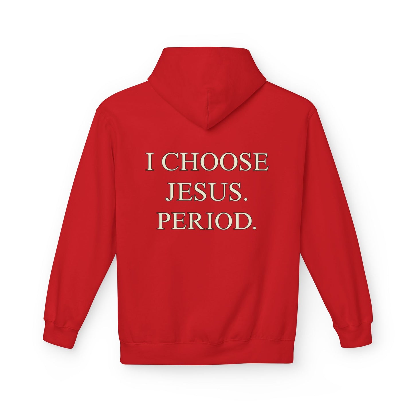 Inspirational Hoodie for Warriors, Faith Hoodie, Cozy Red Fleece Sweatshirt, Motivational Apparel, Christian Gift
