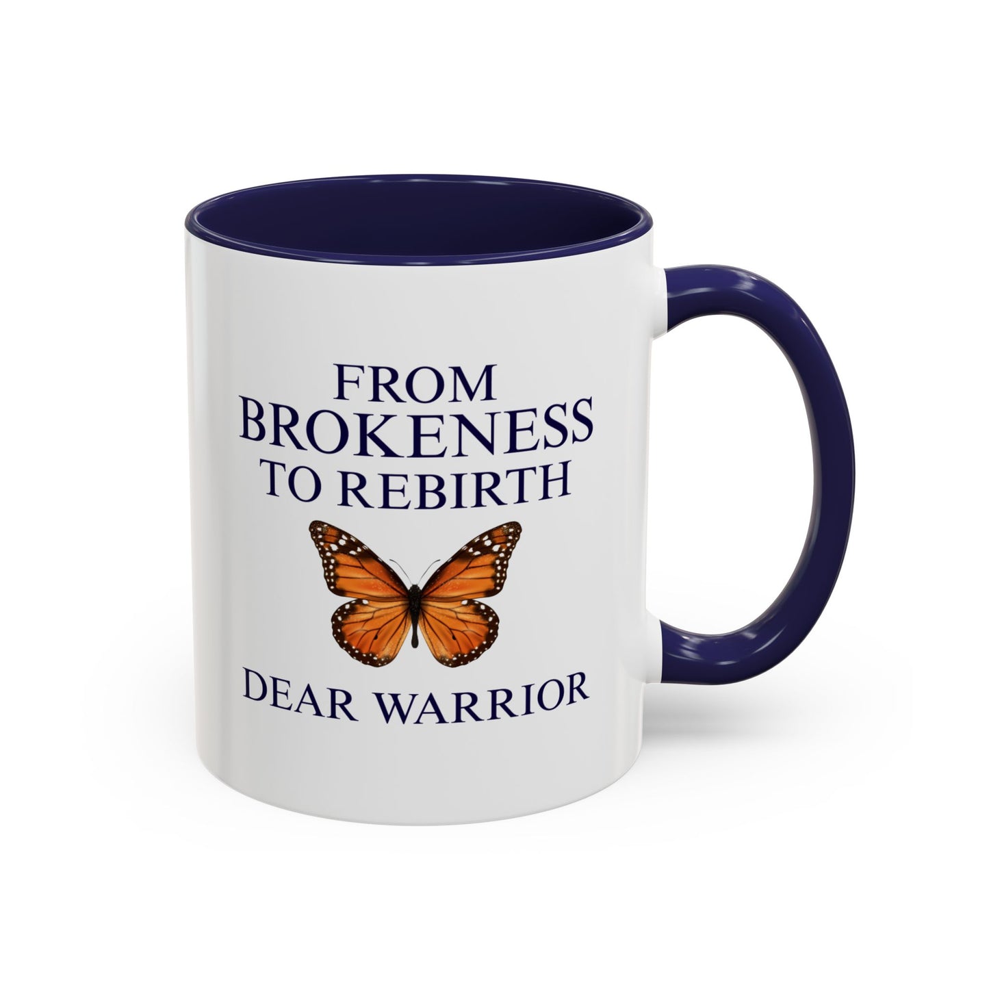 Inspirational Coffee Mug, Motivational Mug, Butterfly Theme, Self-Care Gift, Empowerment Merchandise
