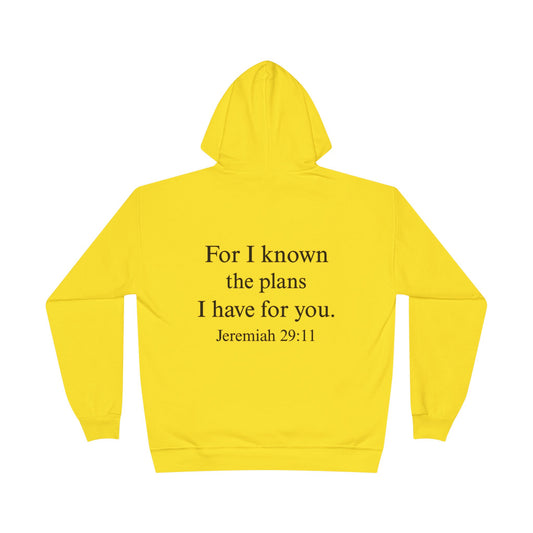 Inspirational Butterfly Hoodie, Unisex Eco-Friendly Sweatshirt, Empowerment Gift, Comfort Wear, Faith-Based Apparel, Casual Style