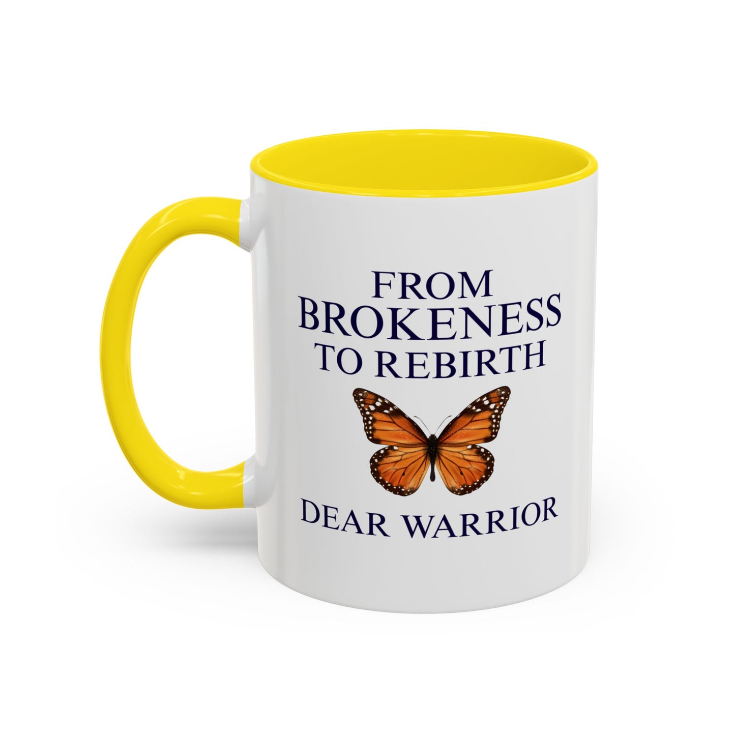 Inspirational Coffee Mug, Motivational Mug, Butterfly Theme, Self-Care Gift, Empowerment Merchandise