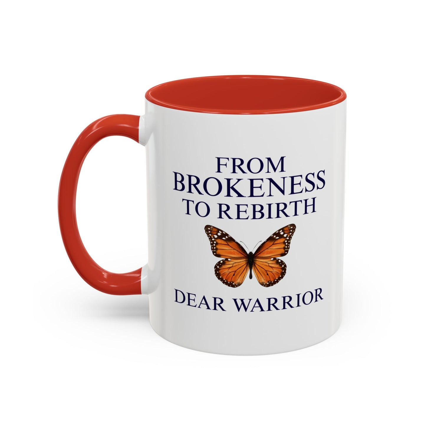 Inspirational Coffee Mug, Motivational Mug, Butterfly Theme, Self-Care Gift, Empowerment Merchandise