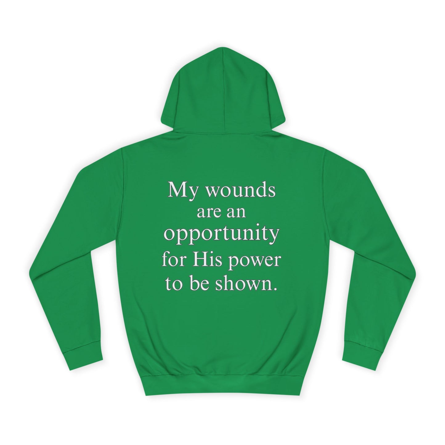 Empowerment Hoodie for Warriors, Unisex Inspirational Sweatshirt, College Spirit Wear, Motivational Gift, Customizable Apparel