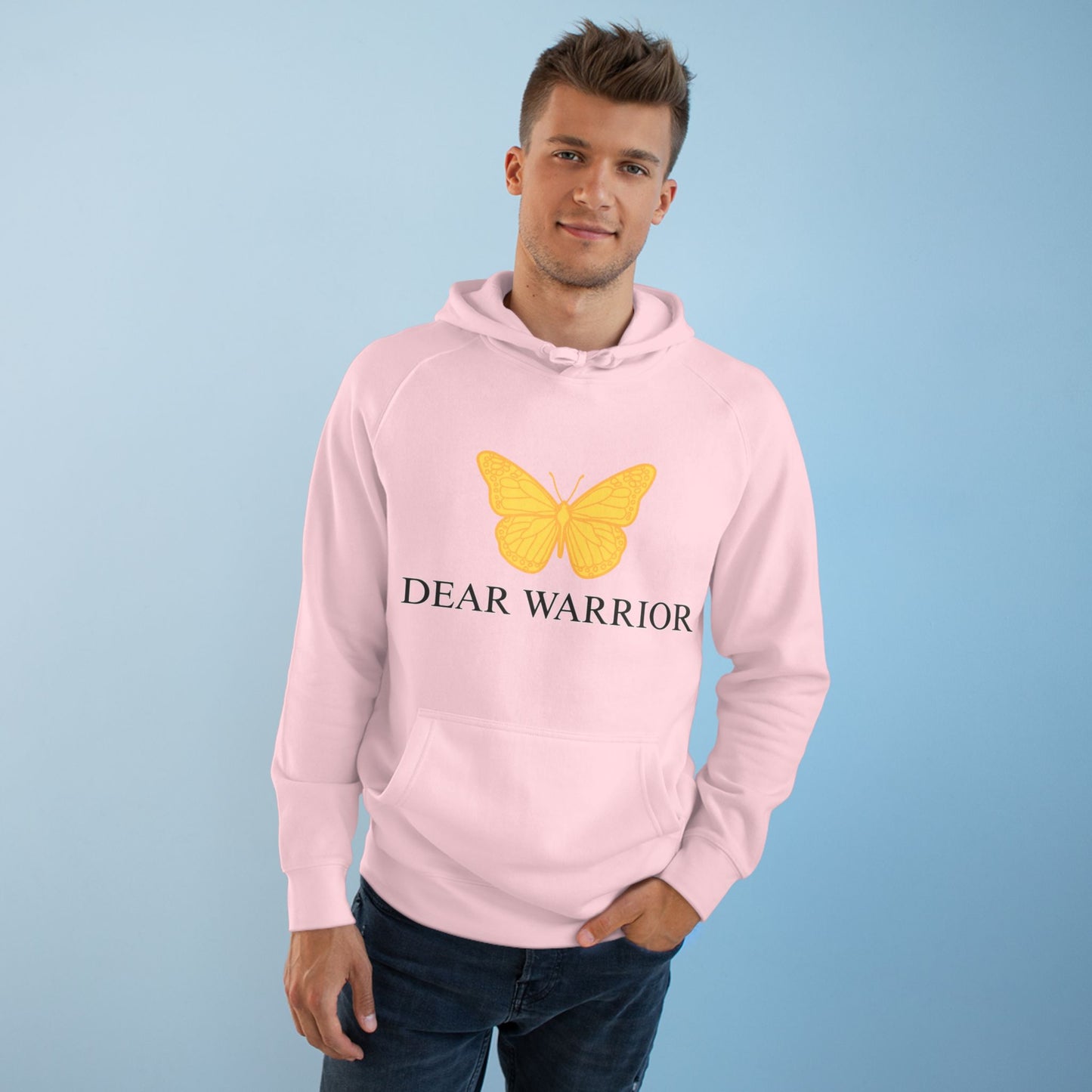 Empowering Unisex Hoodie with Inspirational Quotes, Butterflies, Comfort Wear for Self-Care, Motivational Gift, Spiritual Apparel, [...]