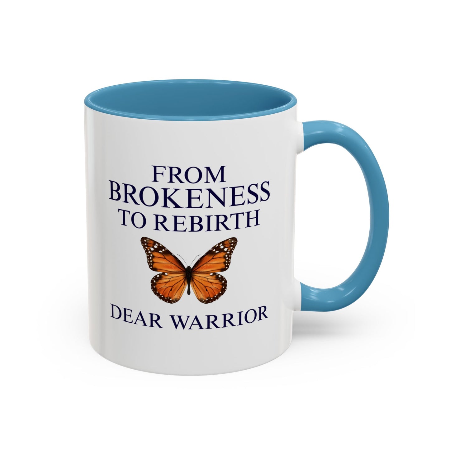Inspirational Coffee Mug, Motivational Mug, Butterfly Theme, Self-Care Gift, Empowerment Merchandise