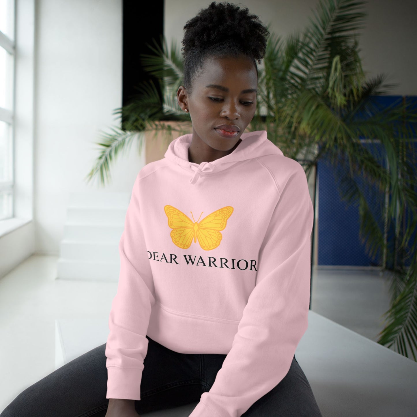 Empowering Unisex Hoodie with Inspirational Quotes, Butterflies, Comfort Wear for Self-Care, Motivational Gift, Spiritual Apparel, [...]